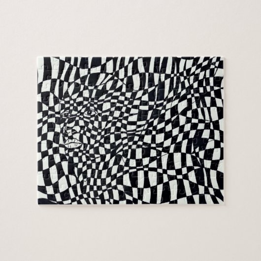 verborgenes Gesicht Puzzle (Horizontal)