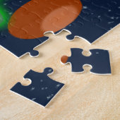 Verborgenes glühendes Friedensraum-alien Puzzle (Seite)