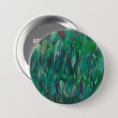 Verborgenes Grün Rot Weiß Bunt Abstrakt Kunst Button (Vorne & Hinten)