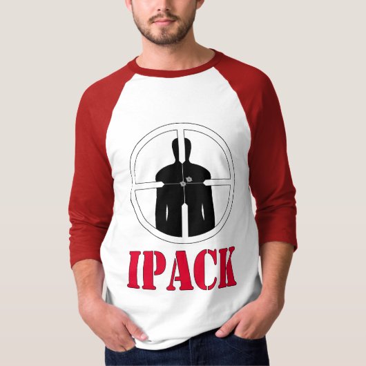 verborgenes iPack CCW tragen T-Shirt (Vorderseite)