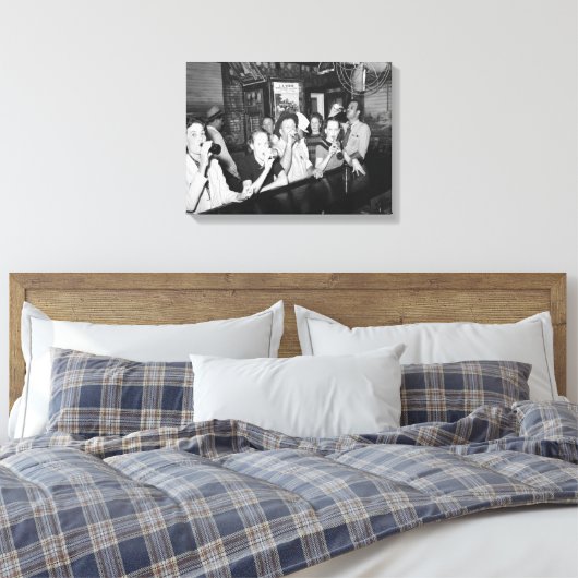 Verbot beendet Party Leinwanddruck (Insitu (Schlafzimmer))