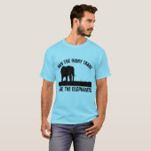 VERBOT DEN VORHANDEL, RETT DER ELEFANTS-T - Shirt (Vorne ganz)