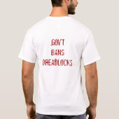 Verbot der Dread T-Shirt (Rückseite)