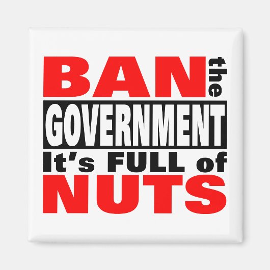 Verbot der Regierung Magnet (Vorne)