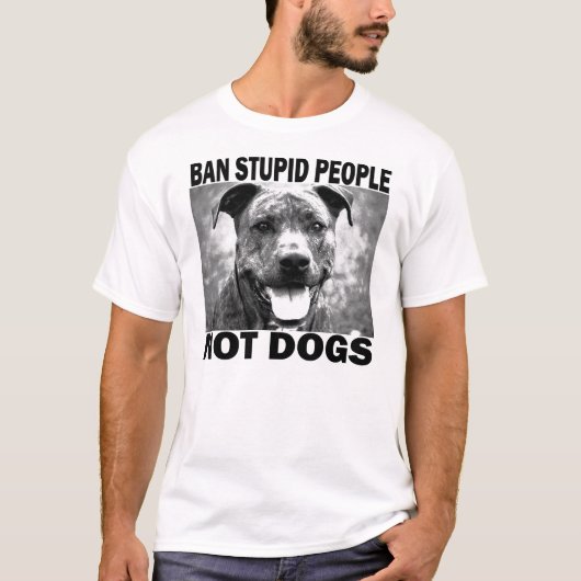 Verbot-dumme Leute… T-Shirt (Vorderseite)