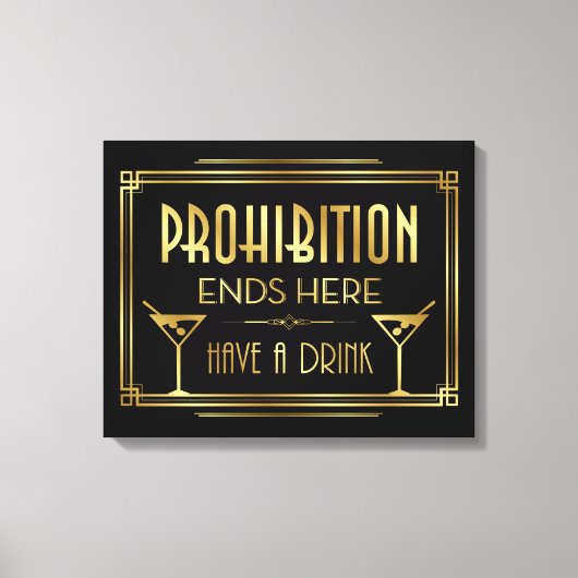 VERBOT ENDET HIER Leinwand-Unterschrift Leinwanddruck (Vorderseite)