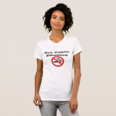 Verbot-Öffentlichkeits-Rauchen T-Shirt (Vorne ganz)