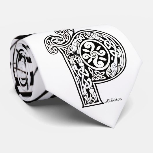 Verbot "P " Krawatte (Gerollt)