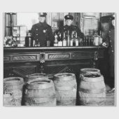 Verbot - Schnellster Polizeibeamter - M Geschenkpapier (Flach)