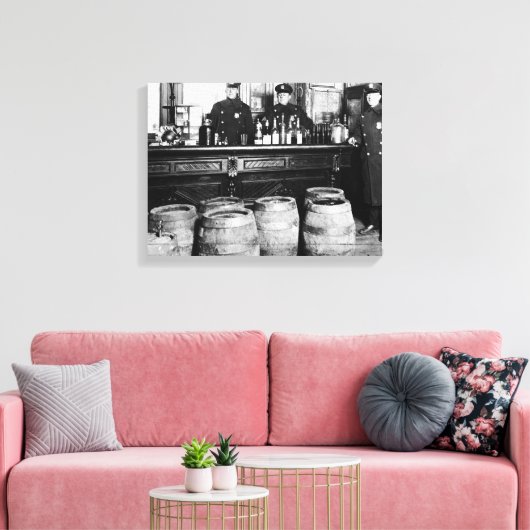 Verbot - Schnellster Polizeibeamter - M Leinwanddruck (Insitu (Wohnzimmer))