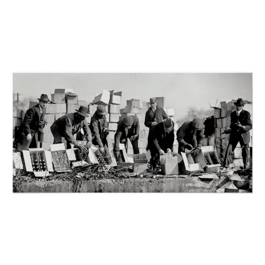 Verbot von Agenten, die illegale Arbeit zerstören Poster (Vorderseite)