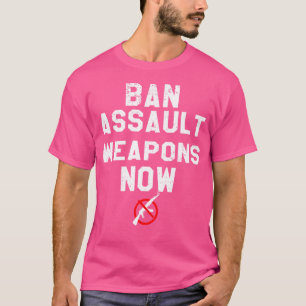 Verbot von Angriffswaffen jetzt gegen den März von T-Shirt