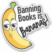 Verbot von Bananen Aufkleber (Vorderseite)