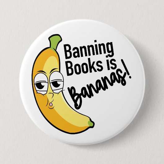 Verbot von Bananen Button (Vorderseite)