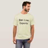Verbot von Live-Exporten - T-Shirt (Vorne ganz)