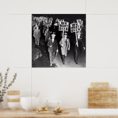 VERBOT - WIR WOLLTE BIER PROTEST c. 1932 Poster (Küche)