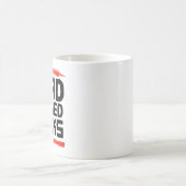VERBOTE Bücher LESEN Kaffeetasse (Mittel)