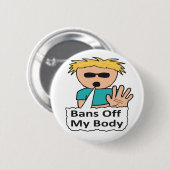 Verbote meines Körpers Button (Vorne & Hinten)