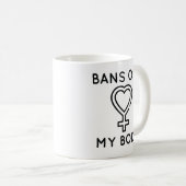 Verbote meines Körpers Kaffeetasse (VorderseiteRechts)
