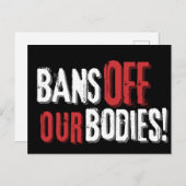 Verbote unserer Organe pro Wahl Postkarte (Vorne/Hinten)