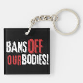 Verbote unserer Organe pro Wahl Schlüsselanhänger (Rückseite)