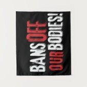 Verbote unserer Organe pro Wahl Wandteppich (Vorderseite)