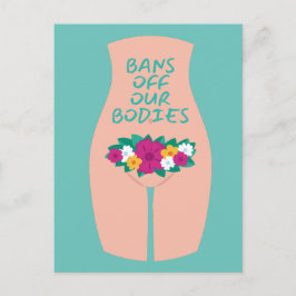 Verbote von unserem Körper Aqua Postkarte