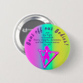 Verbote von unseren Leichen! Rainbow Button-Button Button (Vorne & Hinten)