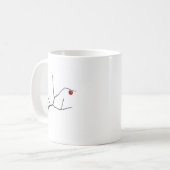 Verboten durch Leslie-Paprikaschoten Kaffeetasse (Vorderseite Links)