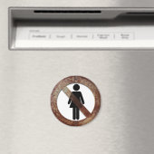 Verboten für Frauen Magnet (In Situ (Geschirrspüler))