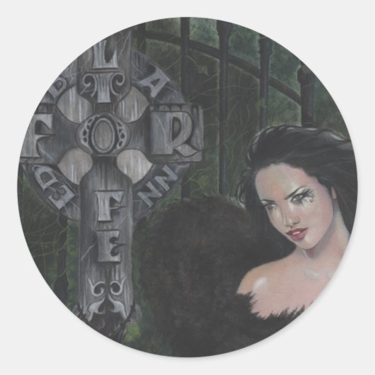 Verboten für lebenslange Aufkleber (Vorderseite)