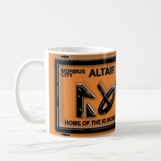 VERBOTENE AUTOGENEHMIGUNG, Altair 4 Kaffeetasse (Links)