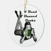 Verbotene Buch-Verzierung Keramik Ornament (Links)