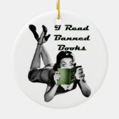 Verbotene Buch-Verzierung Keramik Ornament (Hinten)