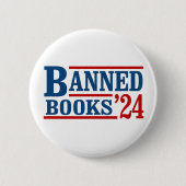 Verbotene Bücher 2024 Button (Vorderseite)