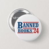 Verbotene Bücher 2024 Button (Vorne & Hinten)