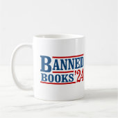 Verbotene Bücher 2024 Kaffeetasse (Links)