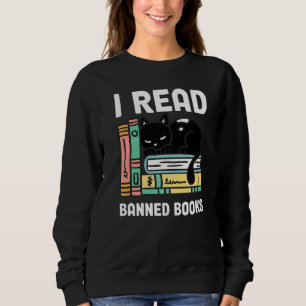 Verbotene Bücher Buchwurm-Leser Ich lese verbotene Sweatshirt