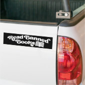 Verbotene Bücher lesen Autoaufkleber (Auf Lkw)