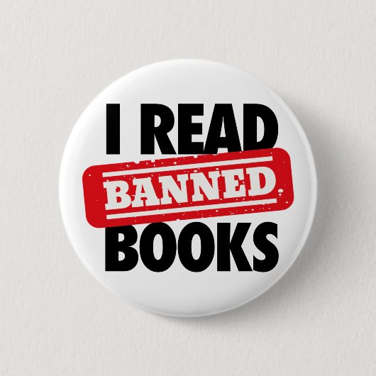 Verbotene Bücher lesen Button (Vorderseite)