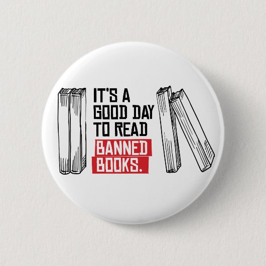 Verbotene Bücher lesen Button (Vorderseite)