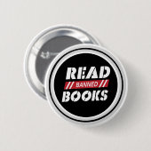 Verbotene Bücher lesen Button (Vorne & Hinten)