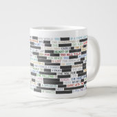 Verbotene Bücher | Lesen | Jumbo-Tasse (Vorderseite Rechts)