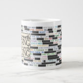 Verbotene Bücher | Lesen | Jumbo-Tasse (Vorderseite)