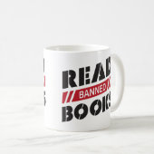 Verbotene Bücher lesen Kaffeetasse (VorderseiteRechts)