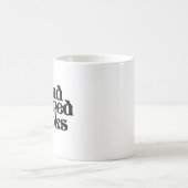 Verbotene Bücher lesen Kaffeetasse (Mittel)
