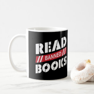 Verbotene Bücher lesen Kaffeetasse