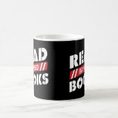 Verbotene Bücher lesen Kaffeetasse (Mittel)