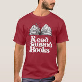 Verbotene Bücher lesen T-Shirt (Vorderseite)