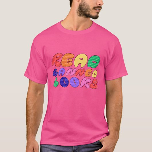 Verbotene Bücher lesen T-Shirt (Vorderseite)